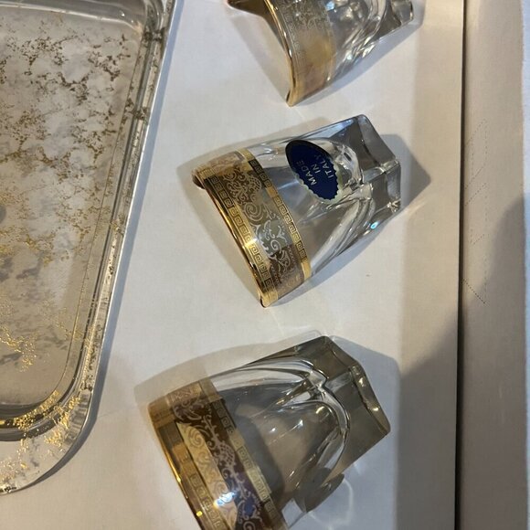 Collection Made In Italy Shot Glasses With Tray - Picture 3 of 4